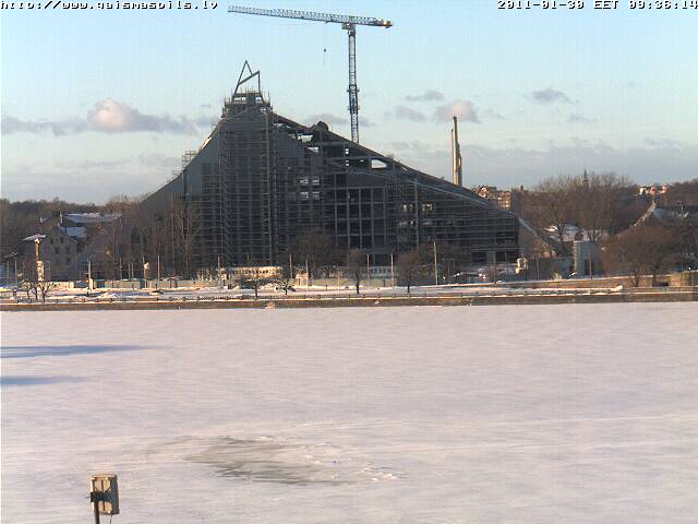 Riga  Daugava The left coast